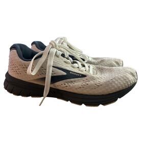 Brooks Anthem 4 Running Sneakers Women's Shoes Size 11M (B) Ivory/Grey